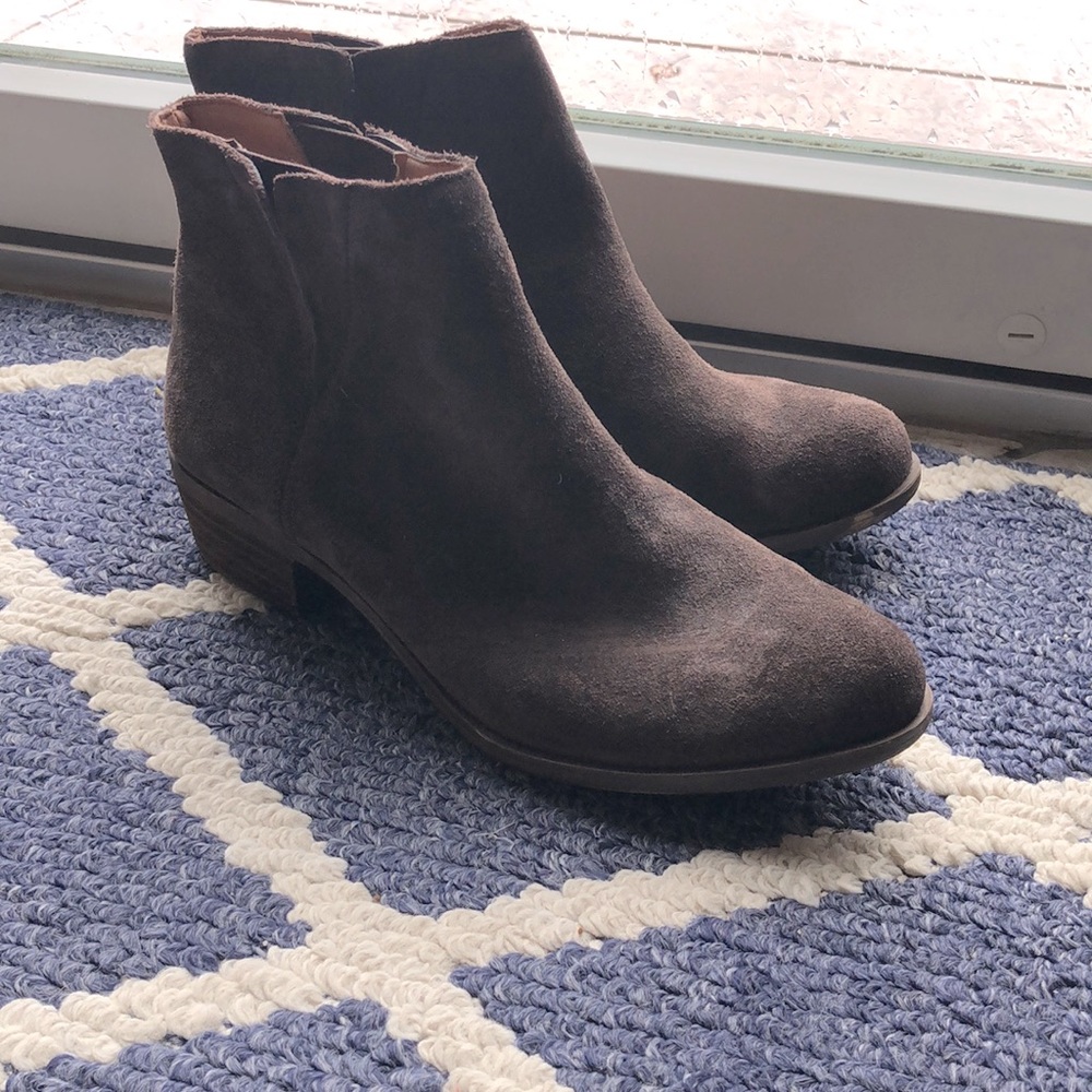 Brown suede Lucky Brand Ankle boots